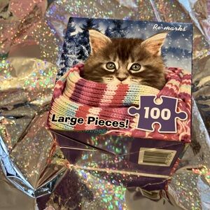 Brand new 100 piece cute kitten puzzle
